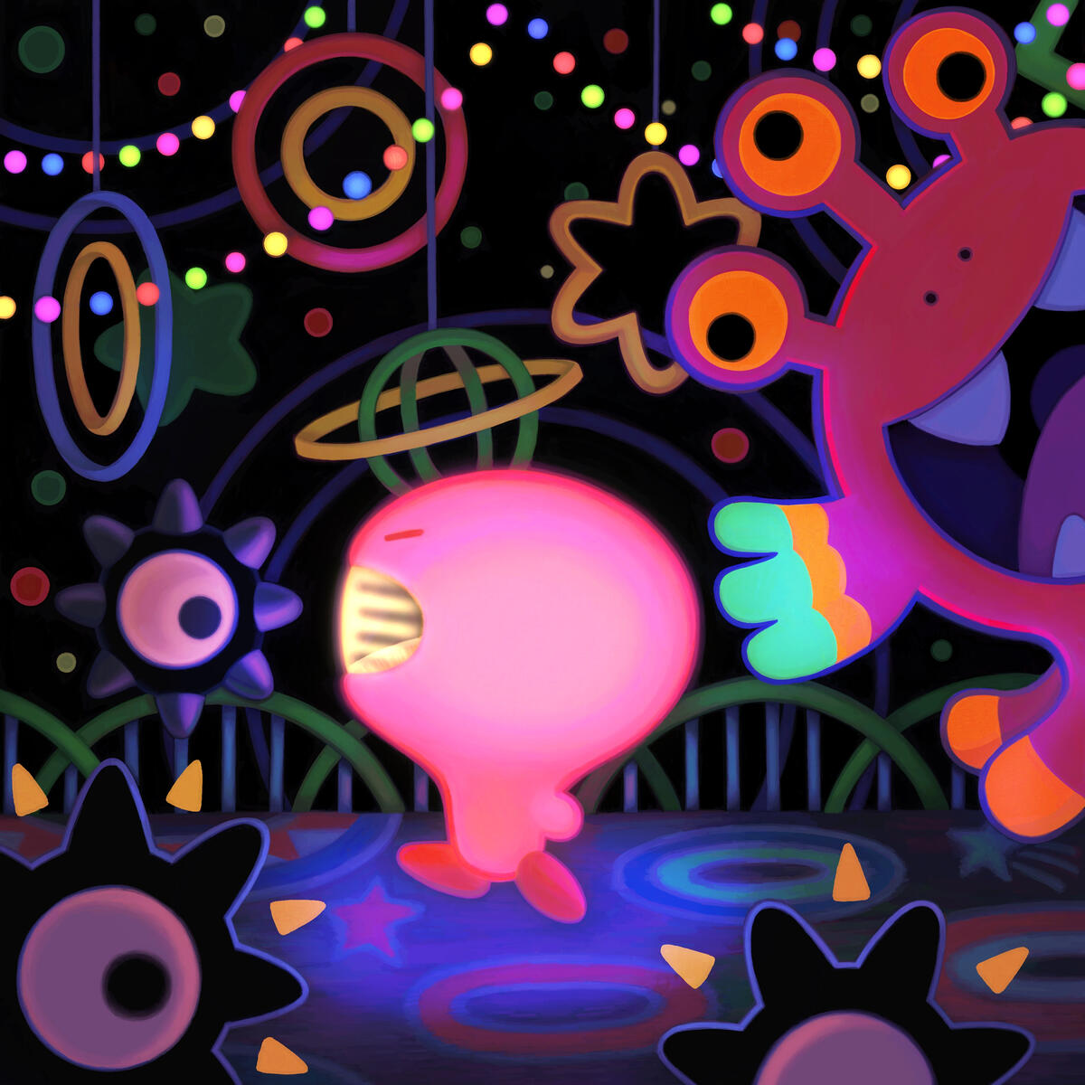 Lightbulb Kirby - Fanwork