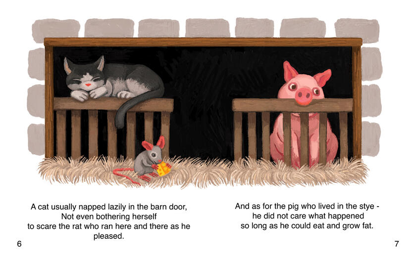Little Red Hen Character Pages