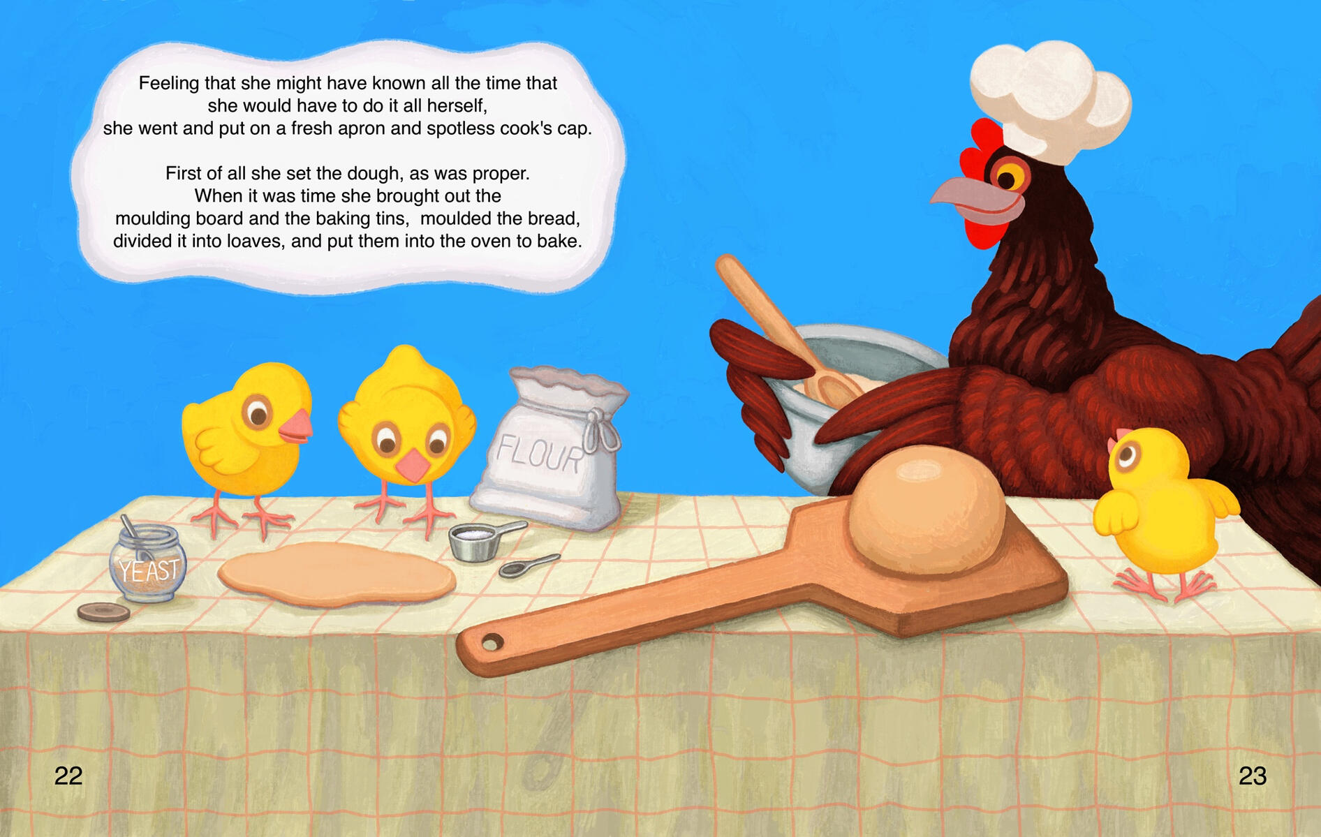 Little Red Hen Page 22, 23