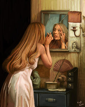 Carrie In The Mirror